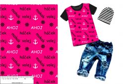 Vodák na růžové texty-materiálové varianty mavaga design Vodák na růžové texty-materiálové varianty mavaga design