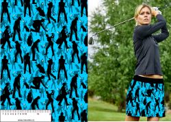 Golf černo-modrá -materiálové varianty mavaga design Golf černo-modrá -materiálové varianty mavaga design