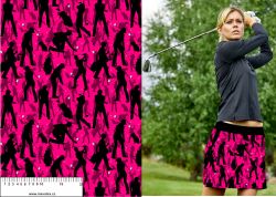 Golf černo-malinová -materiálové varianty mavaga design