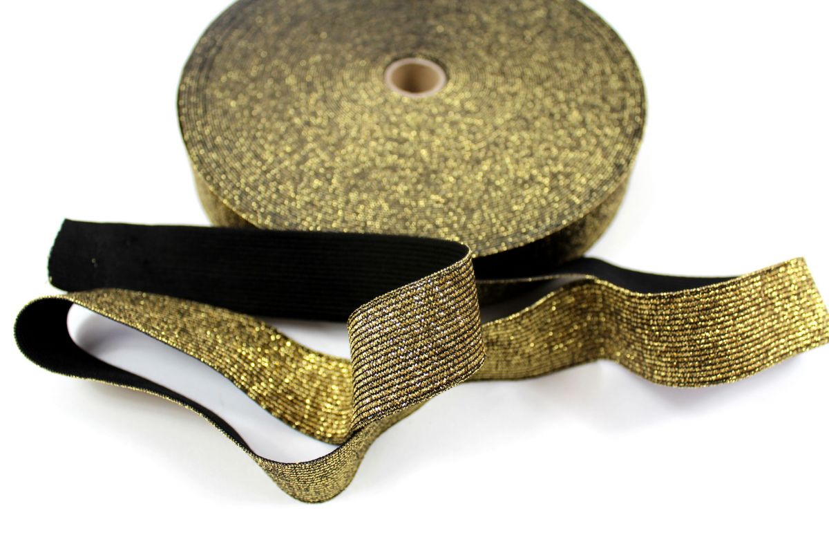 Pruženka metalická zlatá 20 mm vyrobeno v EU