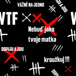 SAM705C (Jdeme na pivo černá-materiálové varianty )