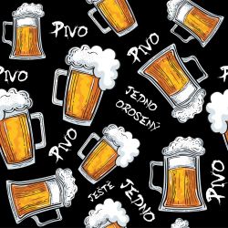 SAM820B (Pivo na černé-materiálové varianty)