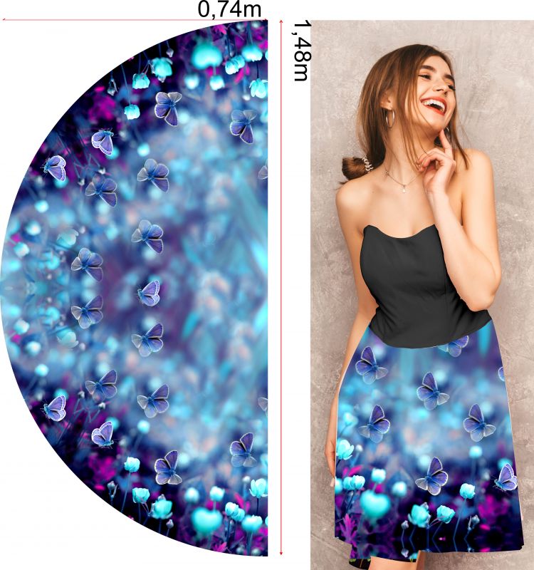 Panel na půlkolovku- fotomotýlkové -varianty mavaga design