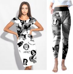 PANEL na šaty / triko/leginy -jdeme na tůru- materiálové varianty mavaga design