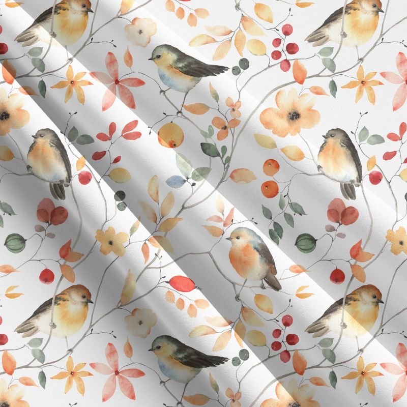 Akvarel ptáčkové -materiálové varianty mavaga design
