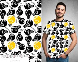 Žárovky na černé NA BÍLÉ-materiálové varianty mavaga design