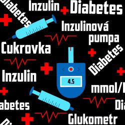 SAM619B (Diabetes černá -materiálové varianty)
