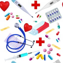 SAM487A (Reálný medical bílá -materiálové varianty)