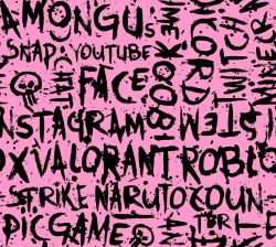 SAM561C (Populární texty na růžové-materiálové varianty)