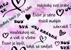 22-SAM696Asub (BUĎ SVÁ na růžové mlze-sublimační digitální tisk)