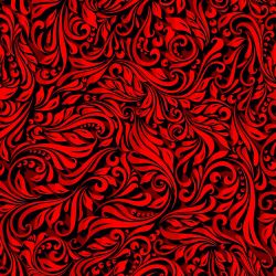 SAM609E (3D listy vína červená-materiálové varianty)
