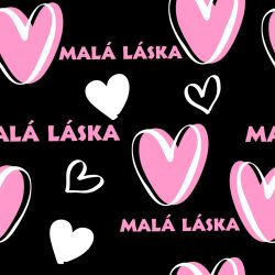 SAM493C (Malé lásky černá-materiálové varianty)
