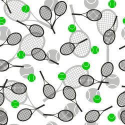 SAM513B (Tenis černo-bílá podkreslené-  materiálové varianty)