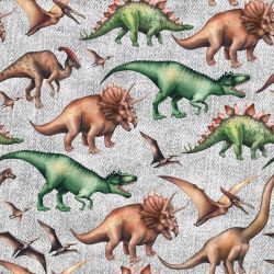 SAM518A (Dinosaurové šedý denim-materiálové varianty)