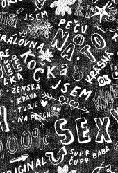SAM689C (Na to PEČU -jeans  černá- materiálové varianty)