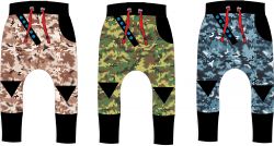 KAMUFLÁŽ kostky fialková-materiálové varianty mavaga design