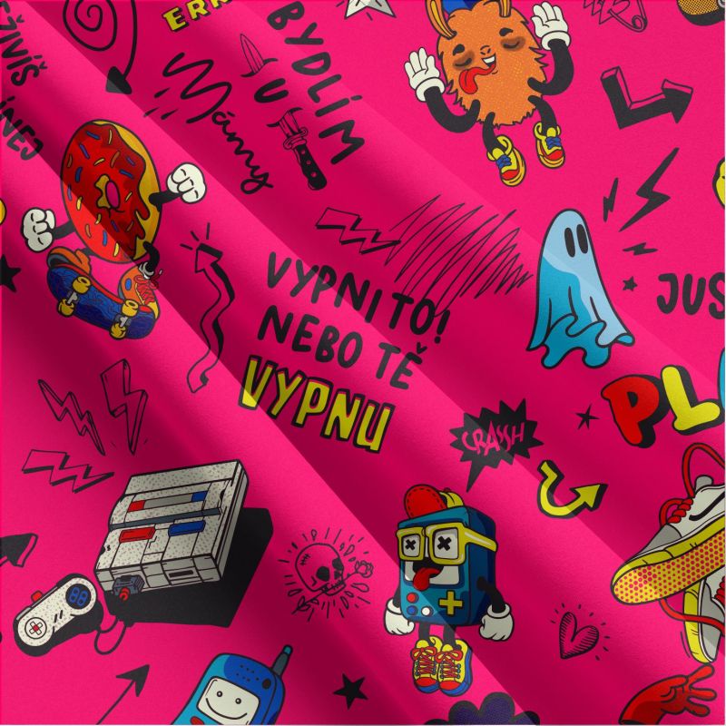 Bydlím u mámy- IT malina -materiálové varianty mavaga design