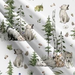 Roztomilá lesní zvířátka-materiálové varianty mavaga design Roztomilá lesní zvířátka-materiálové varianty mavaga design