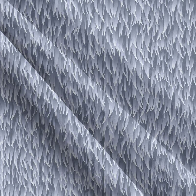 Šedá srst -materiálové varianty mavaga design