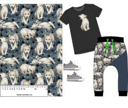 Vlčátka na denimu-materiálové varianty mavaga design