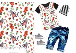 Karkulka a vlk-materiálové varianty mavaga design