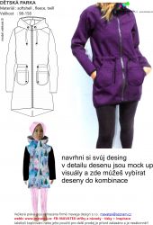 Papírový střih -DĚTSKÁ parka -video návod Mavatex Papírový střih -DĚTSKÁ parka -video návod Mavatex