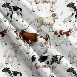 Kravičky na pastvě-materiálové varianty mavaga design