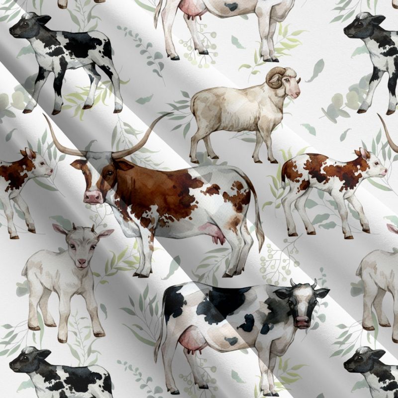 Kravičky na pastvě-materiálové varianty mavaga design