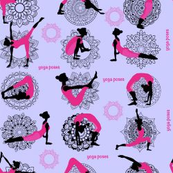 20-SAM179Csub (Yoga na fialové - digitální tisk)