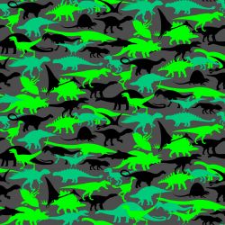 SAM111B (Kamufláž dinosaurové Fluo zelená -materiálové varianty)