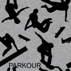 SAM152 (Parkour na šedé mellange -materiálové varianty)