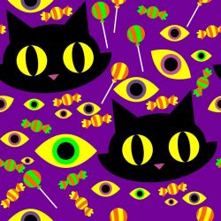 SAM248 (Helloween na fialové -materiálové varianty)