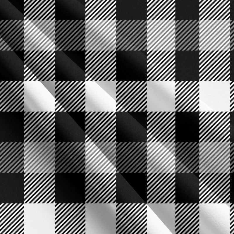 Anglická kostka černobíla5 -materiálové varianty mavaga design