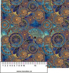 Zlaté mandaly (imitace zlata) - materiálové varianty mavaga design