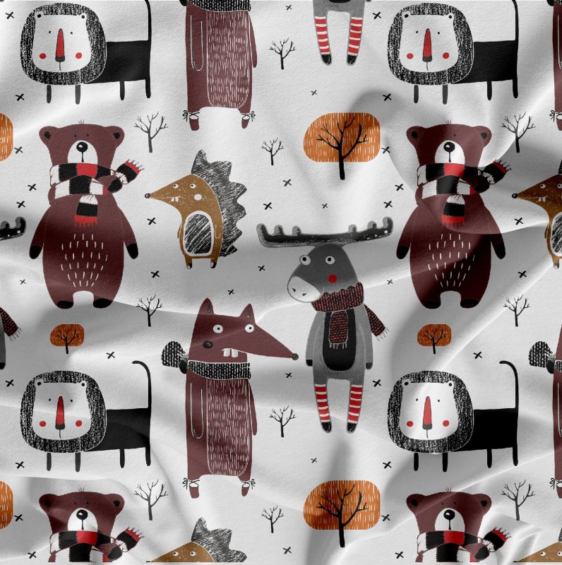 Lesní zvířátka -materiálové varianty mavaga design