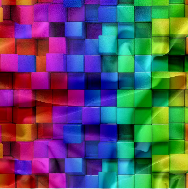 3D kostky barevné-materiálové varianty mavaga design