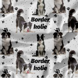 Border kolie na bílé -materiálové varianty mavaga design