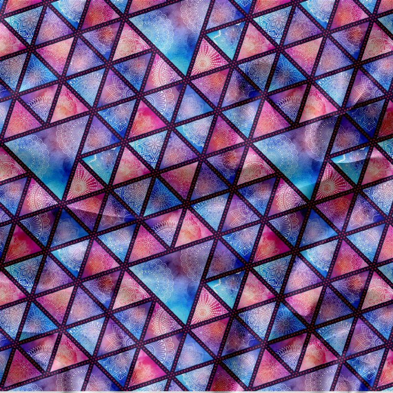 Fialovo-růžové mandaly-materiálové varianty mavaga design