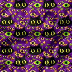 Helloween na fialové -materiálové varianty mavaga design