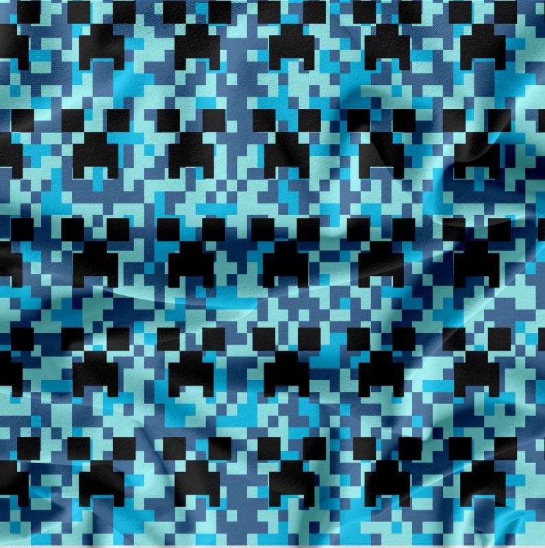 Kostky modré-materiálové varianty mavaga design