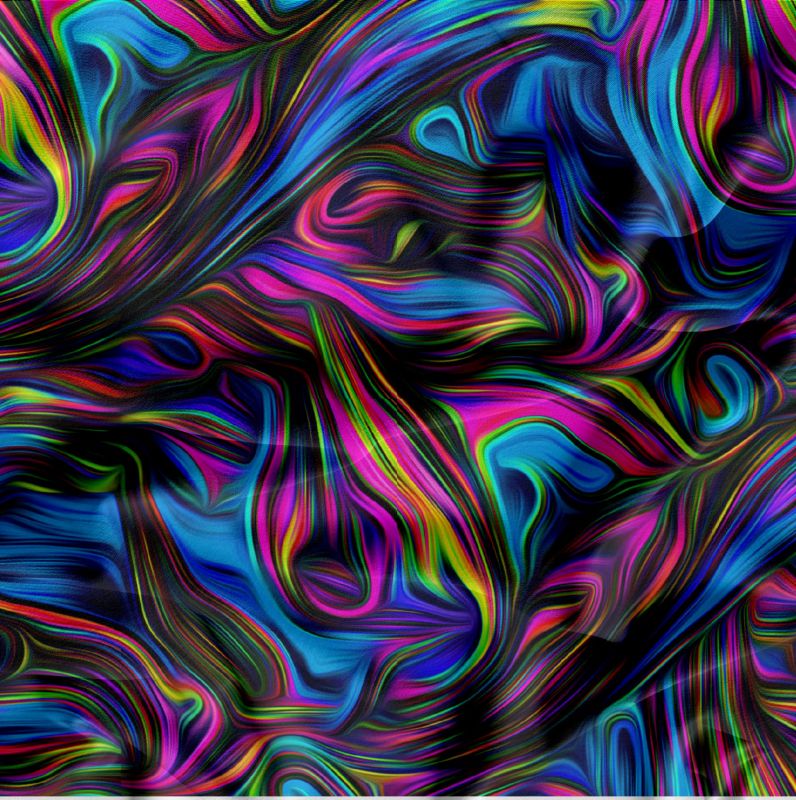 Modrý mix-materiálové varianty mavaga design