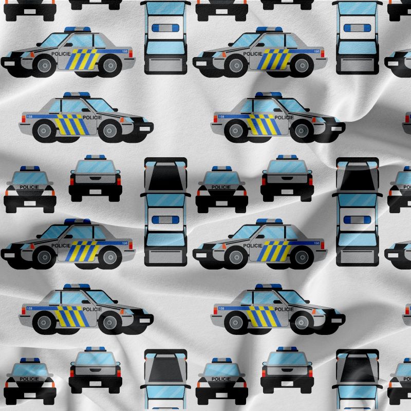 Policejní auta-materiálové varianty mavaga design