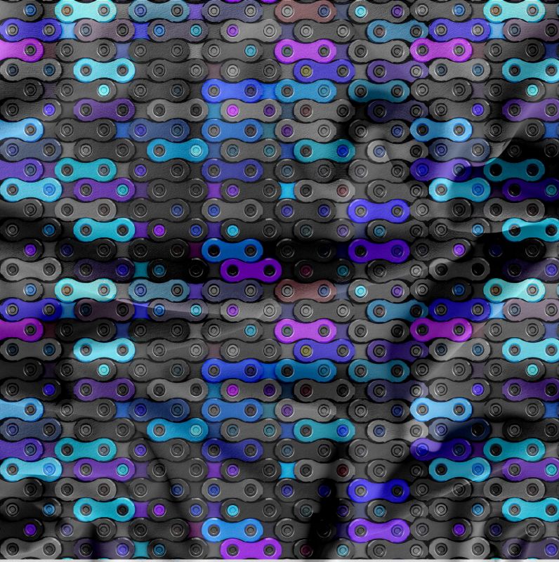 Řetěz fialovo-modrý-materiálálové varianty mavaga design