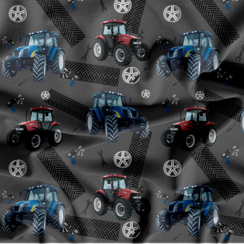 Traktory na šedé -materiálové varianty mavaga design