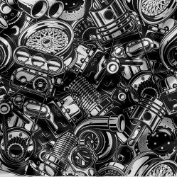 Velké motory- materiálové varianty mavaga design