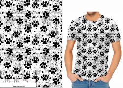 Černé tlapky na army -materiálové varianty mavaga design