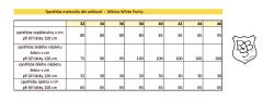 Elektronický střih -Dámská mikina White Purity Mavatex