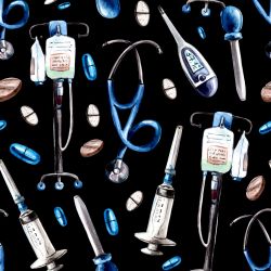 SAM343 (Tmavý medical- materiálové varianty)