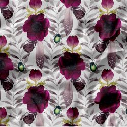 Boho květy 3- materiálové varianty mavaga design