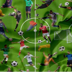 Fotbal -zelené hřiště-materiálové varianty mavaga design